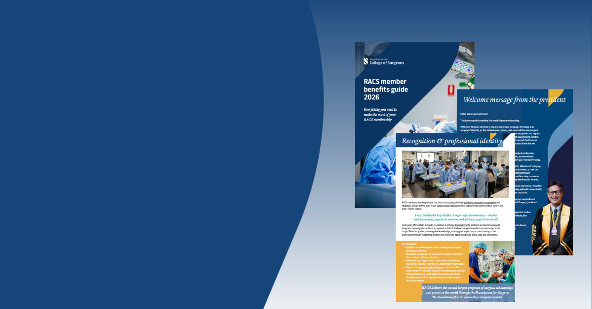 RACS member benefits guide 2026